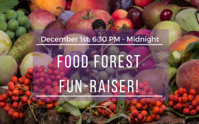 Mark your calendars! Food Forest FUN-Raiser, Dec. 1st!